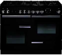 RANGEMASTER  Professional 110 Dual Fuel Range Cooker - Black